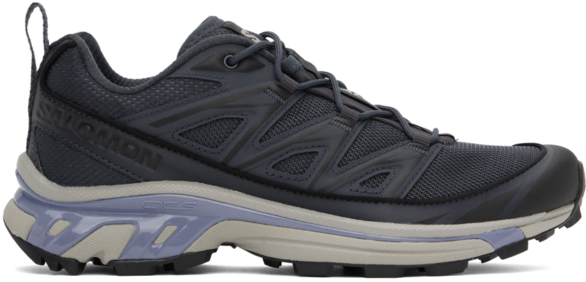 Salomon Navy Xt-6 Expanse Sneakers In India Ink/ghost Gray