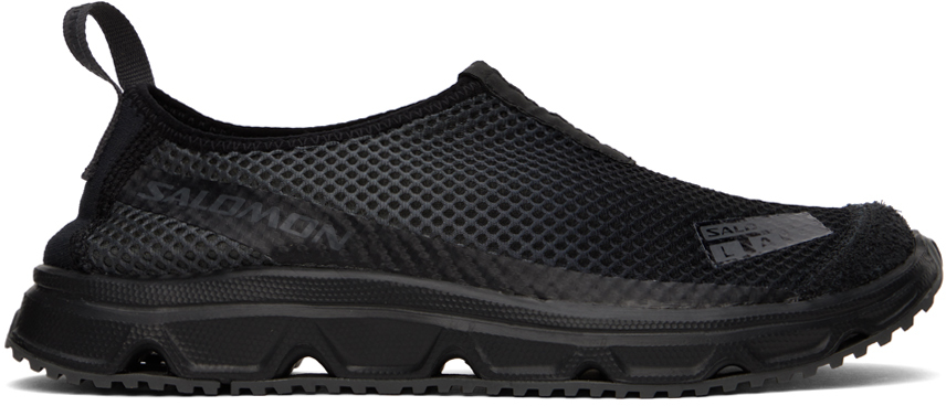 Salomon Black Rx Moc 3.0 Loafers In Black/magnet/black