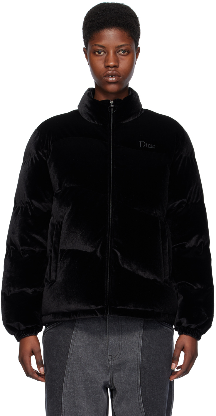 Dime: Black Quilted Puffer Jacket | SSENSE