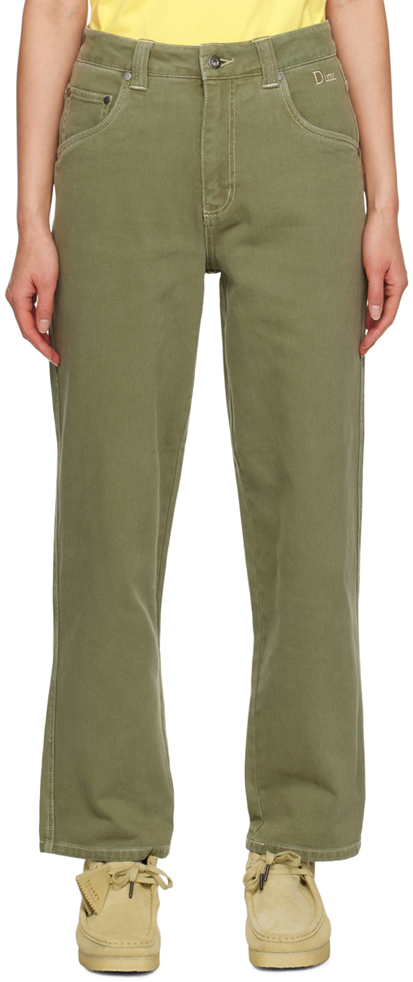 Green Classic Relaxed Jeans