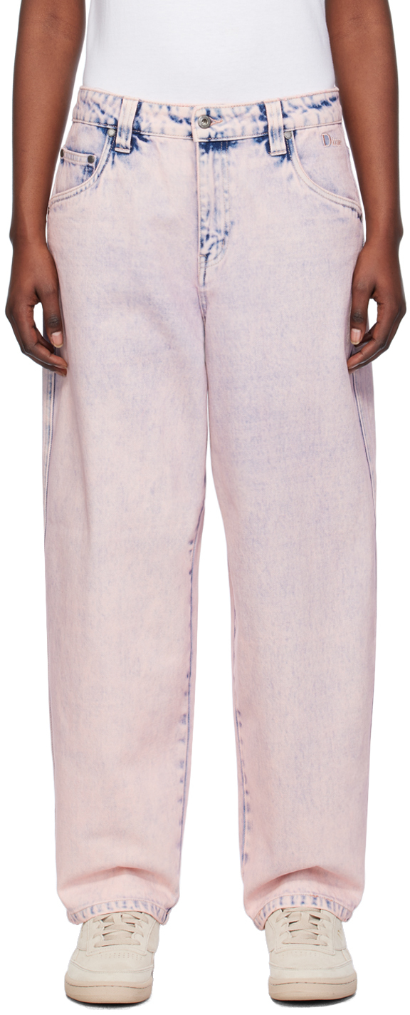 Pink Classic Baggy Jeans