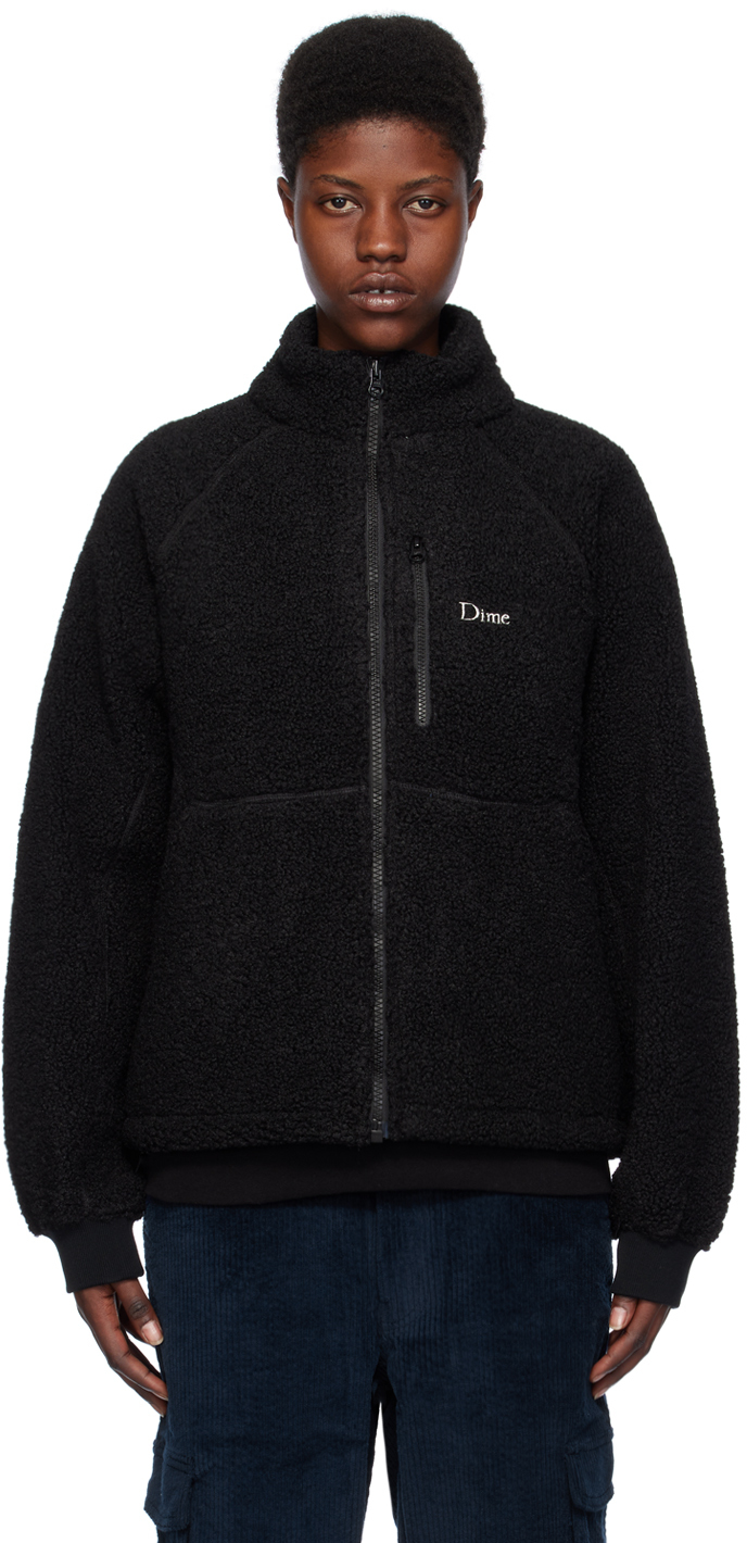 Dime: Black Zip Jacket | SSENSE