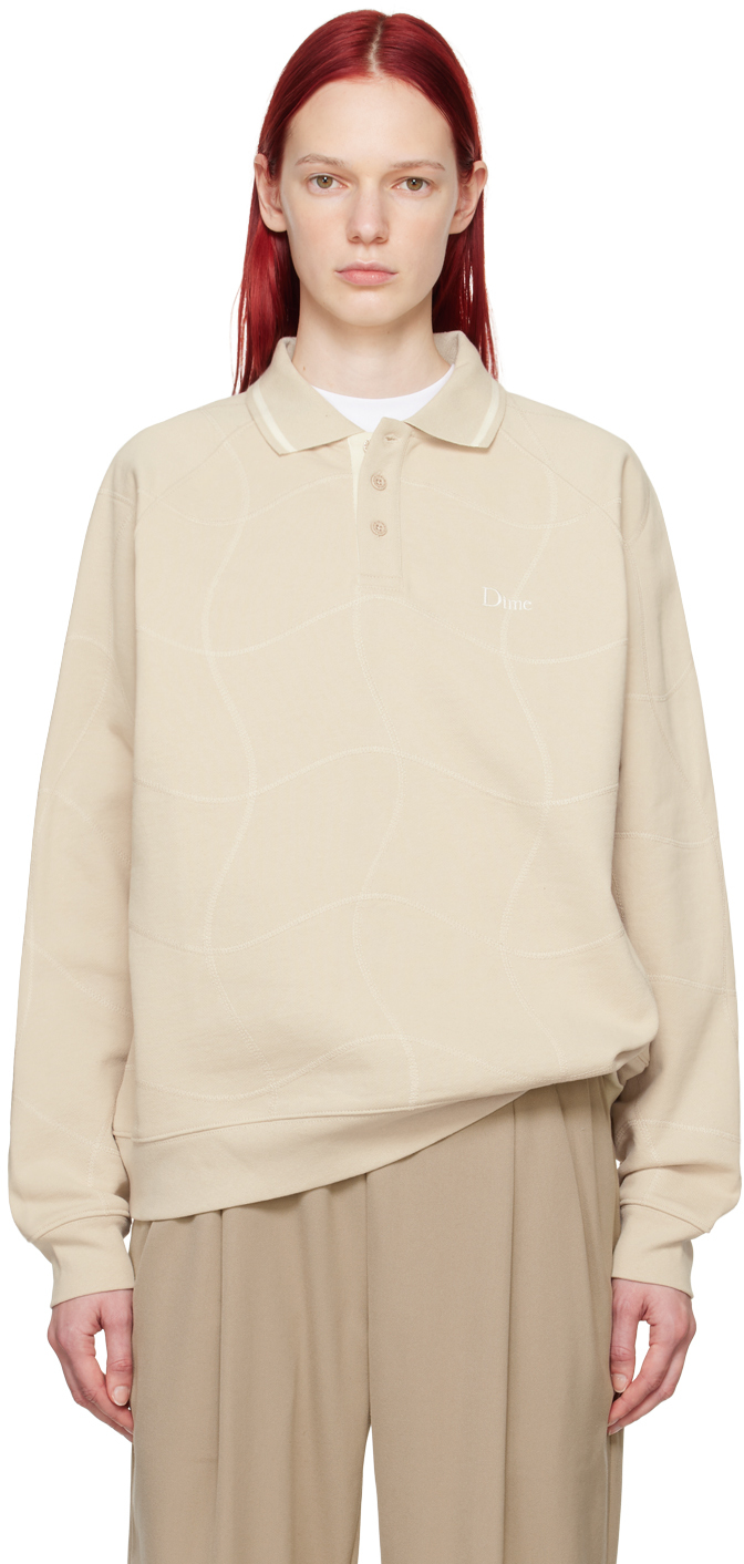 Beige Wave Polo