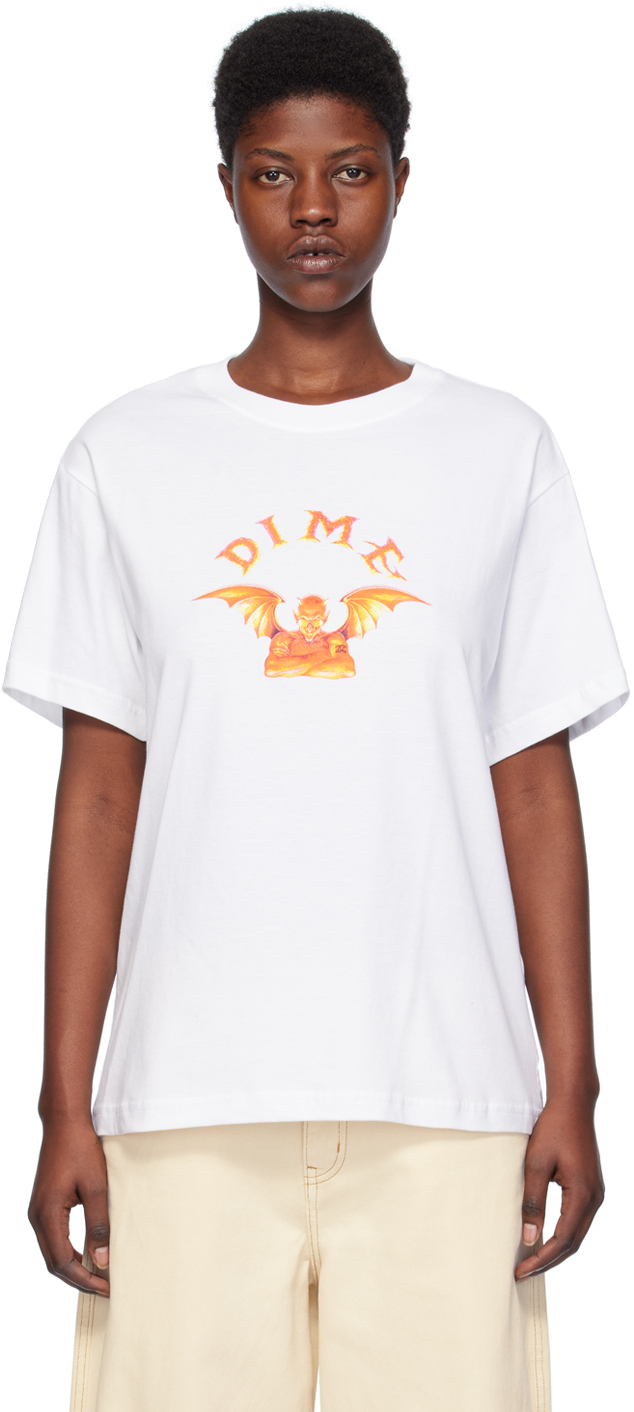 White 'Dime Devil' T-Shirt