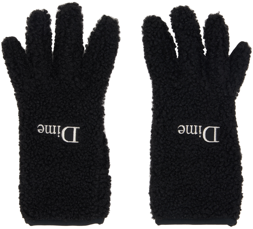 Black Classic Polar Fleece Gloves