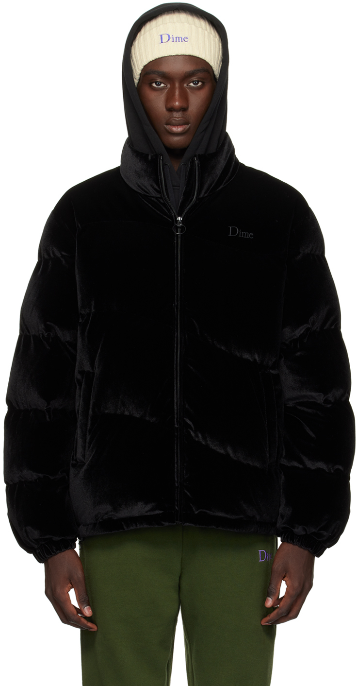 Black Quilted Puffer Jacket