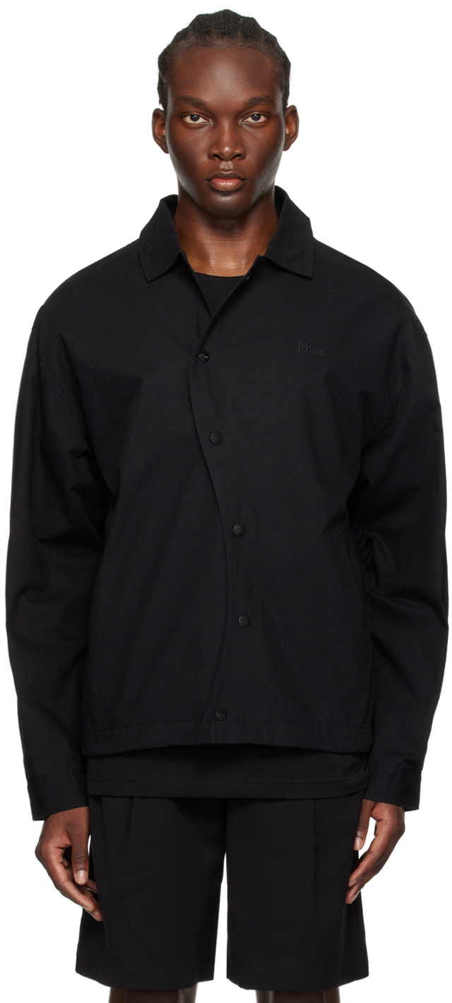 Shop Dime Black Wave Jacket