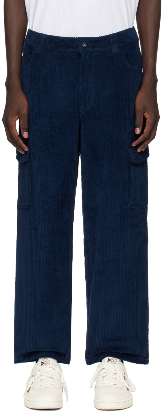 Navy Relaxed Cargo Pants