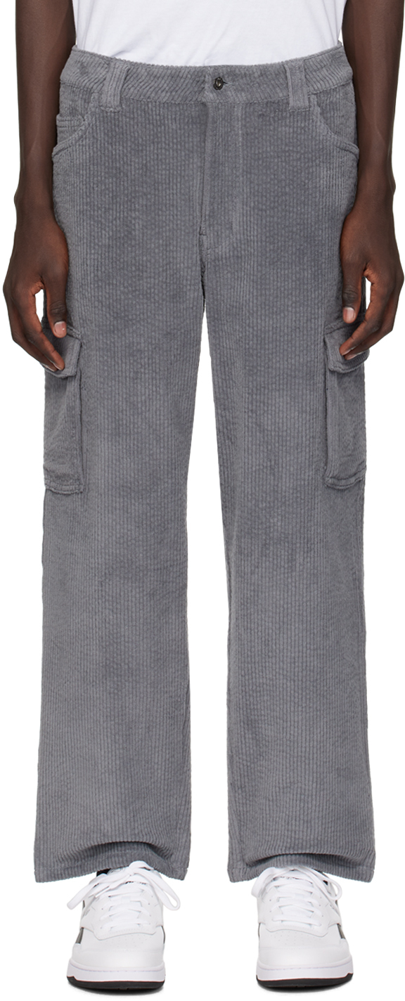 Gray Relaxed Cargo Pants