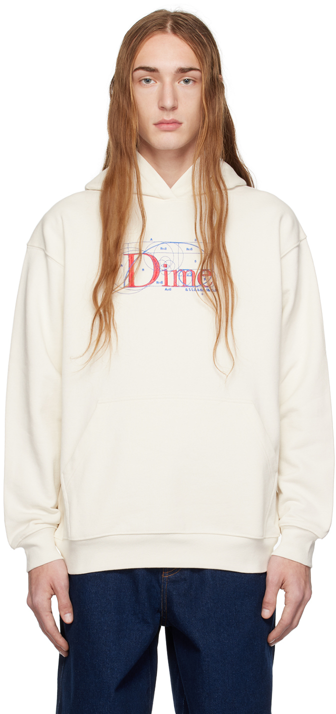 Dime white hoodie best sale