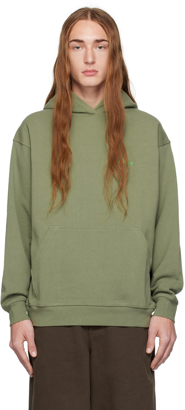 Shop Dime Green Classic Hoodie In Army Green