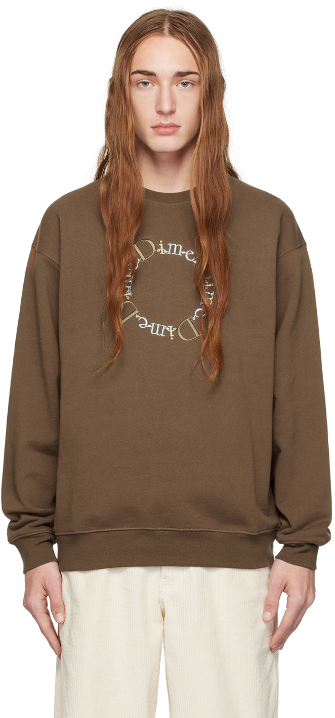 Dime: Brown BFF Sweatshirt | SSENSE