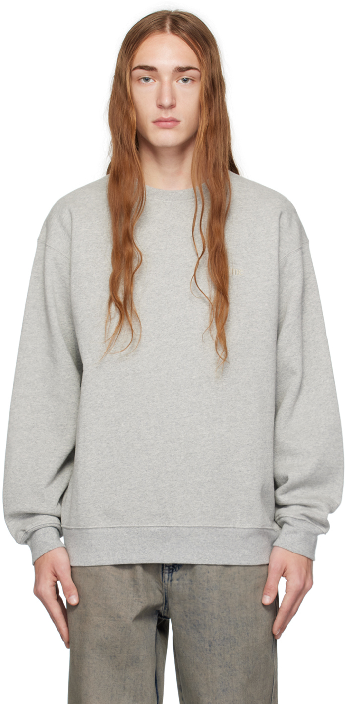 Dime Gray Classic Sweatshirt In Heather Gray