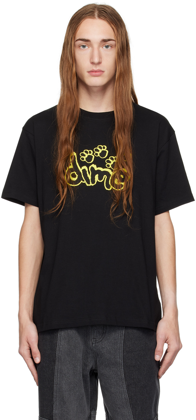 Shop Dime Black Pawz T-shirt