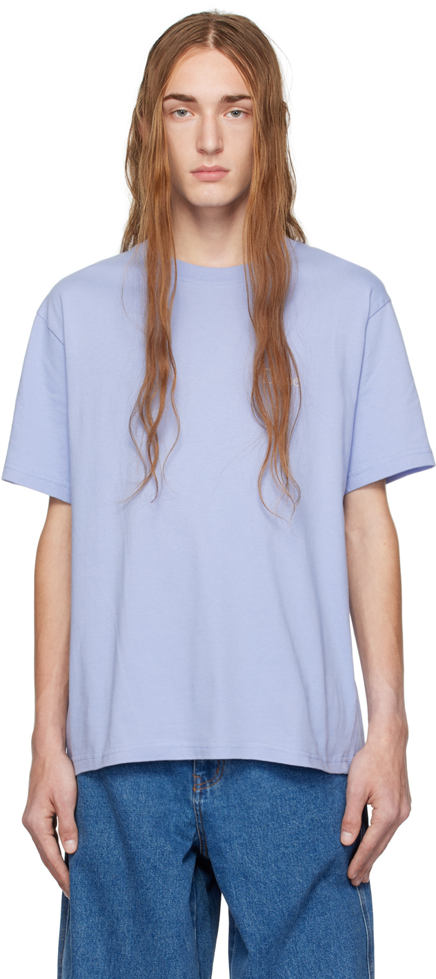 Dime Blue Classic T-shirt In Light Indigo