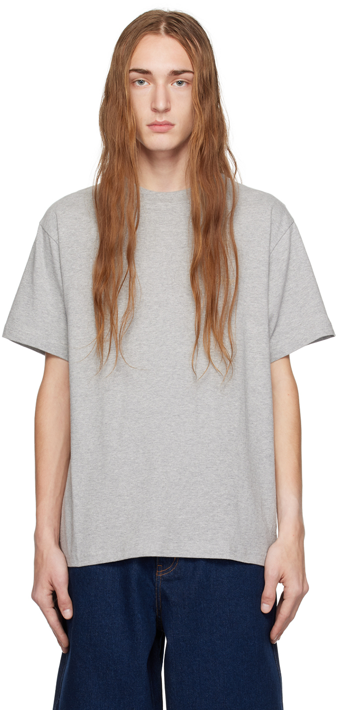 Dime Gray Classic T-shirt In Heather Gray