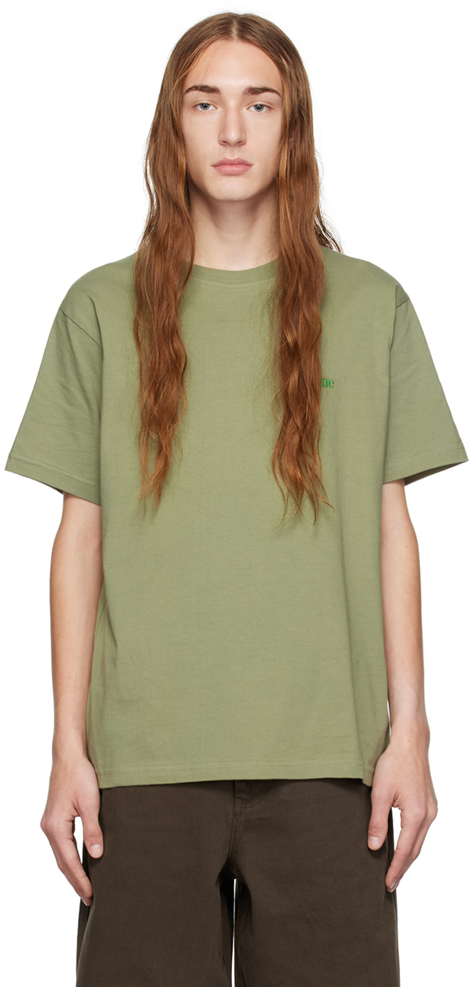 Dime Green Classic T-shirt In Army Green