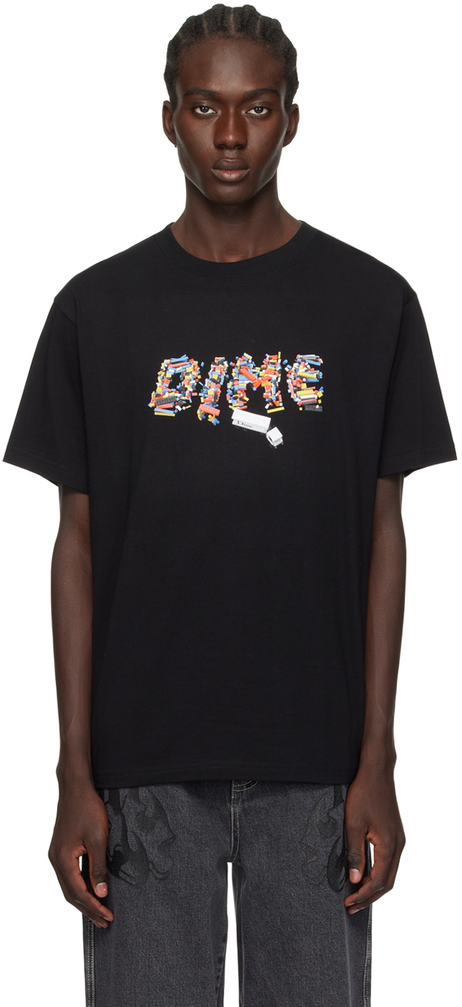 Black LFG T-Shirt by Dime on Sale