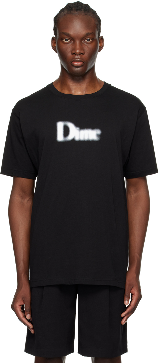 Shop Dime Black Classic Blurry T-shirt