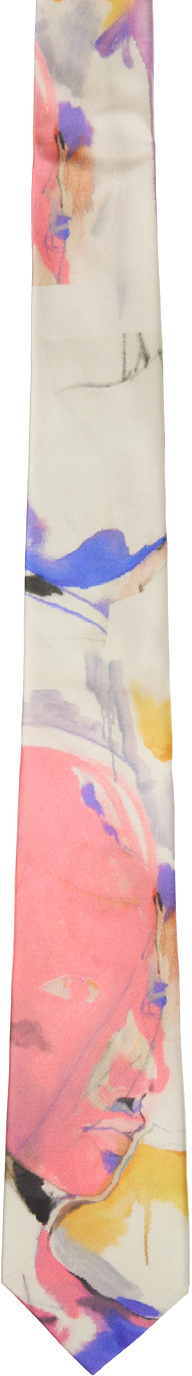 Kidsuper Multicolor Printed Tie In Neutrals
