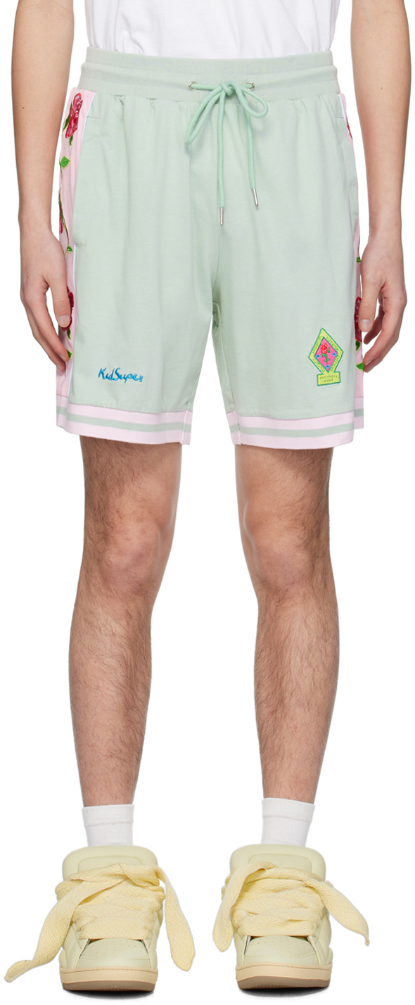 Pink & Green Brooklyn Botanics Shorts