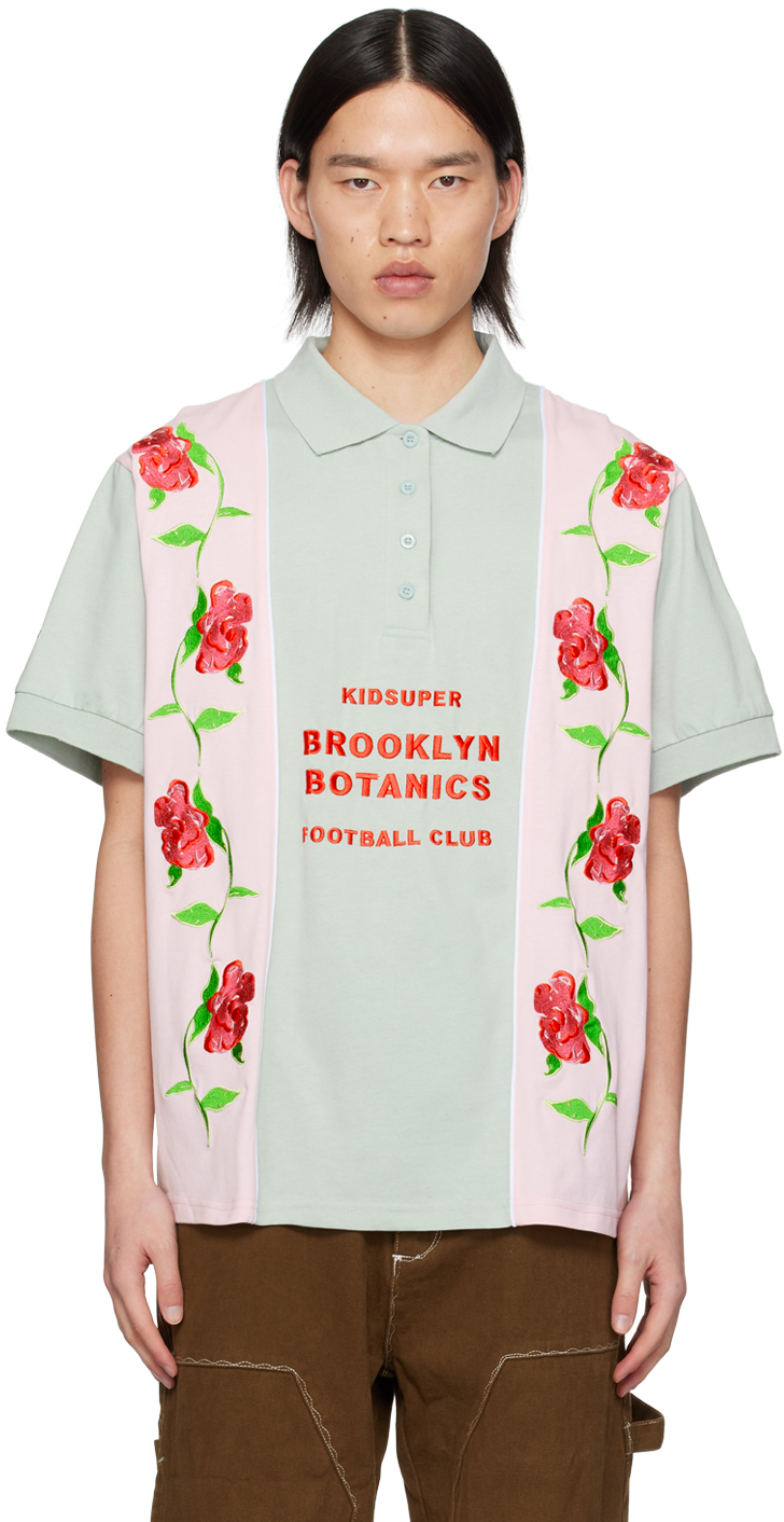 Pink & Green Brooklyn Botanics Polo