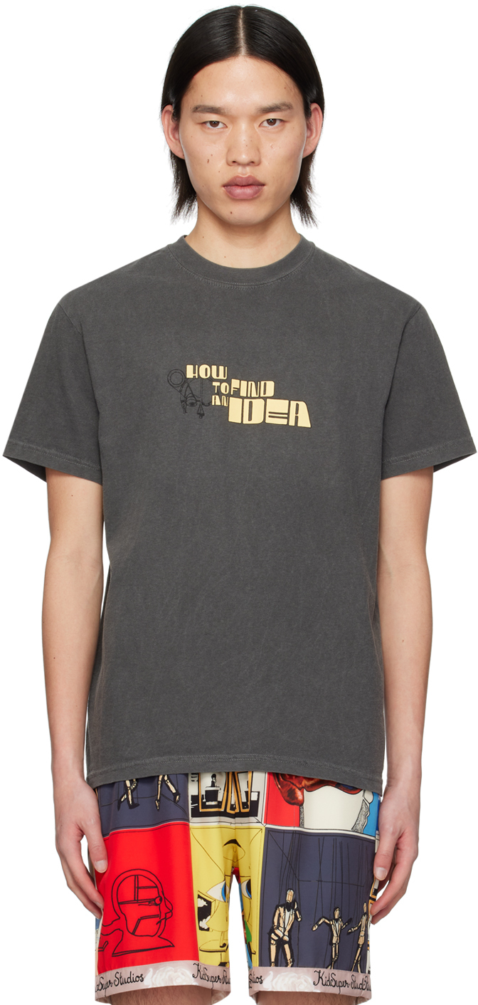 Black 'How To Find An Idea' T-Shirt