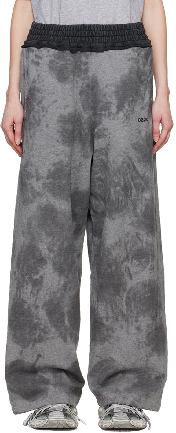 Shop 032c Gray Glow Lounge Pants In Grey Melange