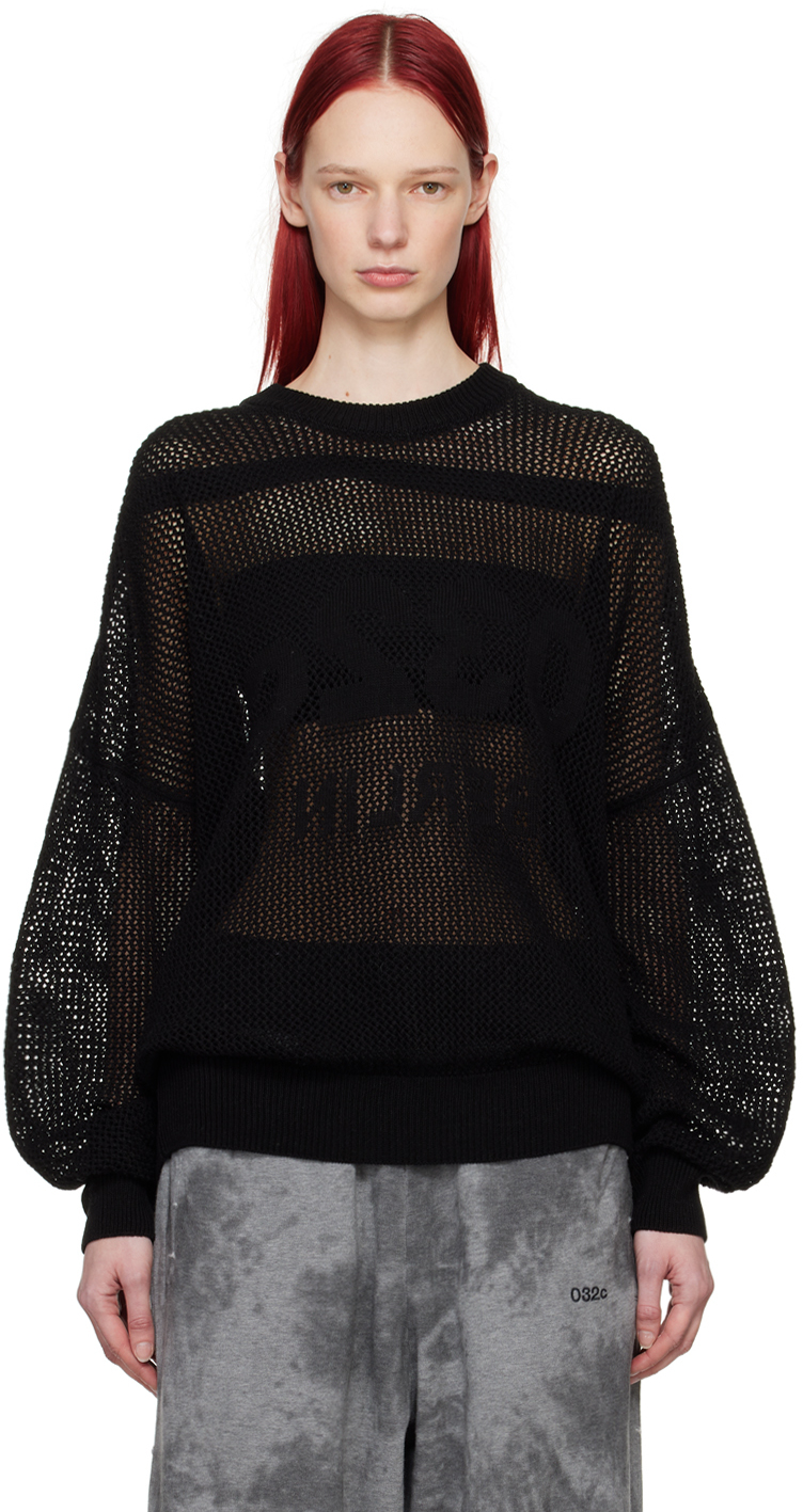 Shop 032c Black Selfie Sweater