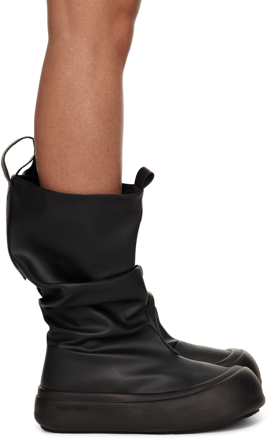 Black Low Fisherman Boots