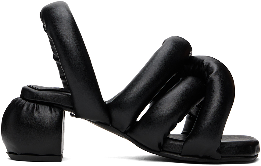 品質保証 Black Sausage Sale on YUME YUME by Sandals Heeled 靴
