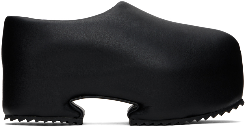 Black Pointed Clogs