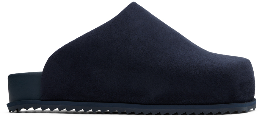 Navy Truck Slide Slip-On Loafers