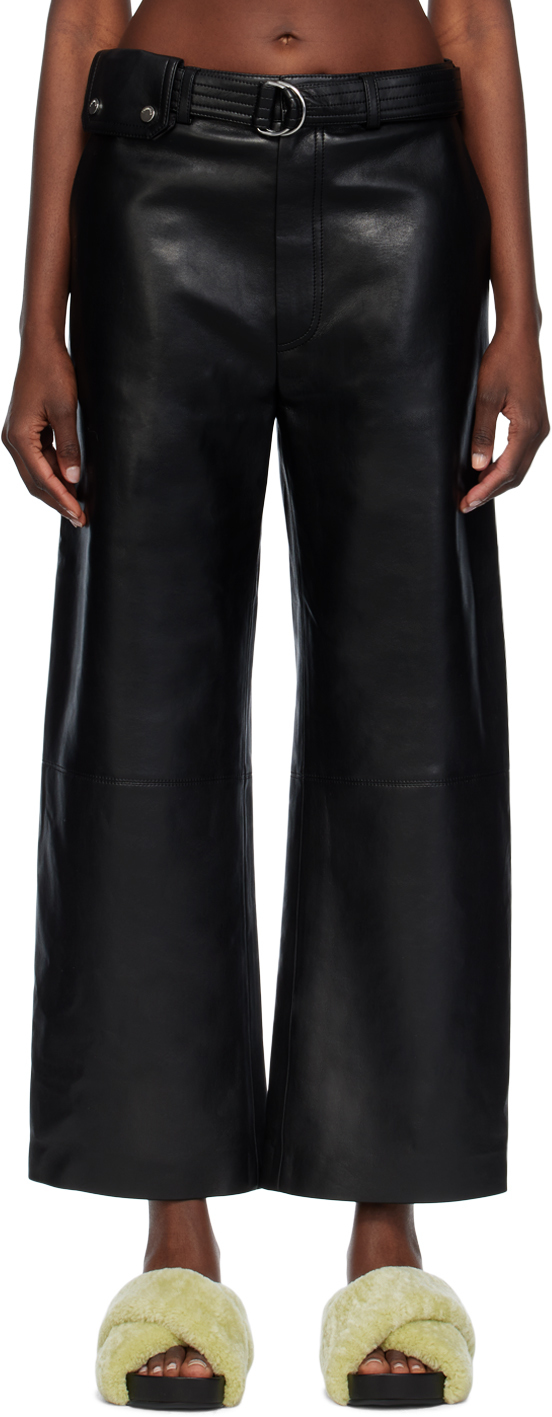 Black Sanna Leather Pants