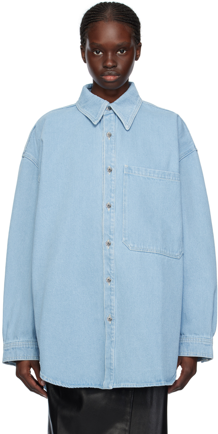 Blue Aarna Denim Shirt