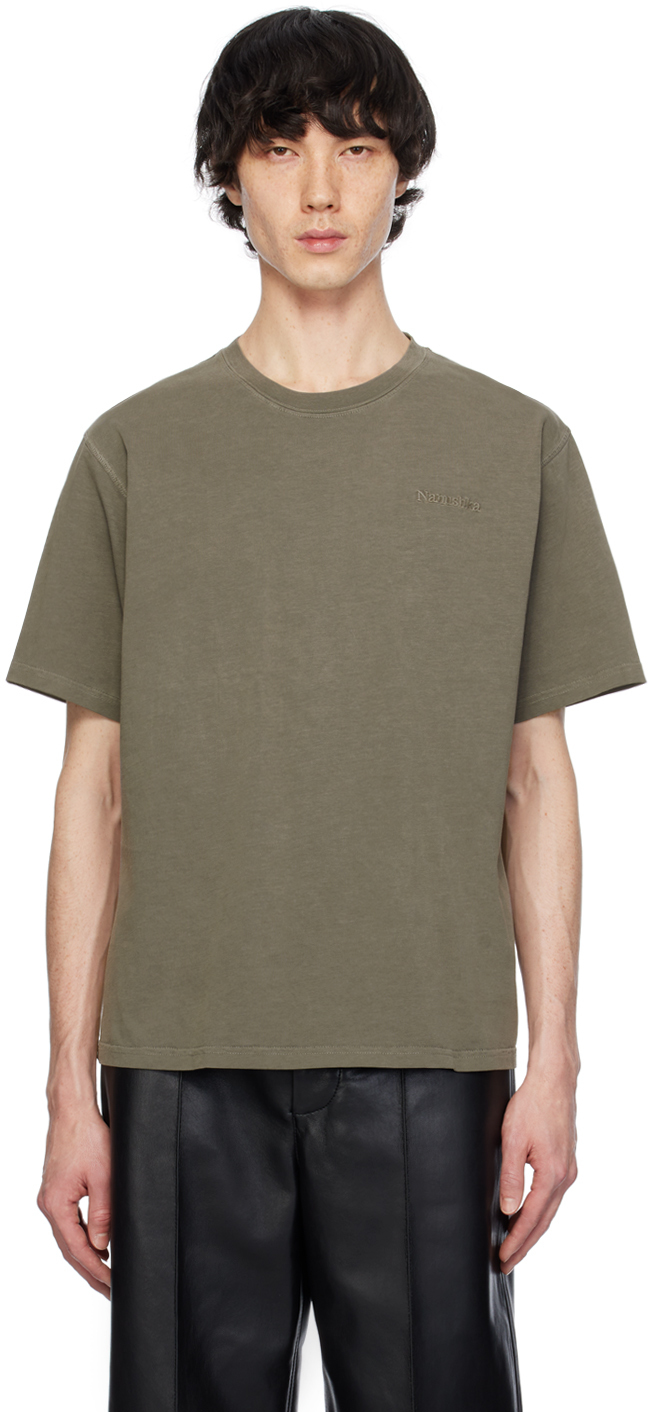 【関税込み】Nanushka グレー Reece Tシャツ Nanushkaのグレー Reece Tシャツがセール中