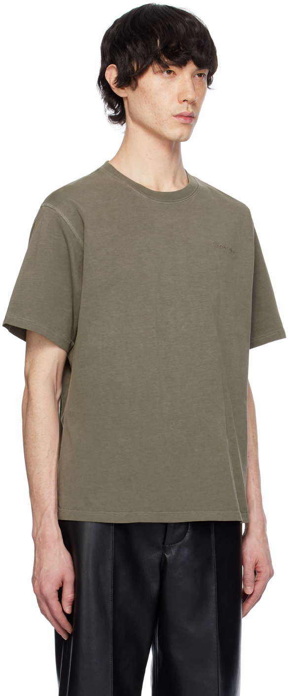 Nanushka Gray Reece T-shirt In Asphalt