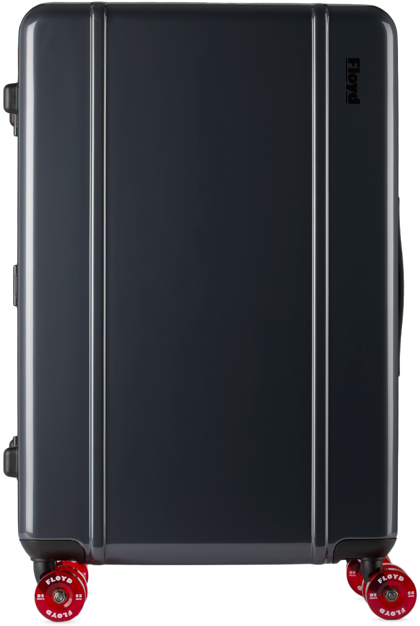 Floyd Gray Check-in Suitcase In Tarmac Grey