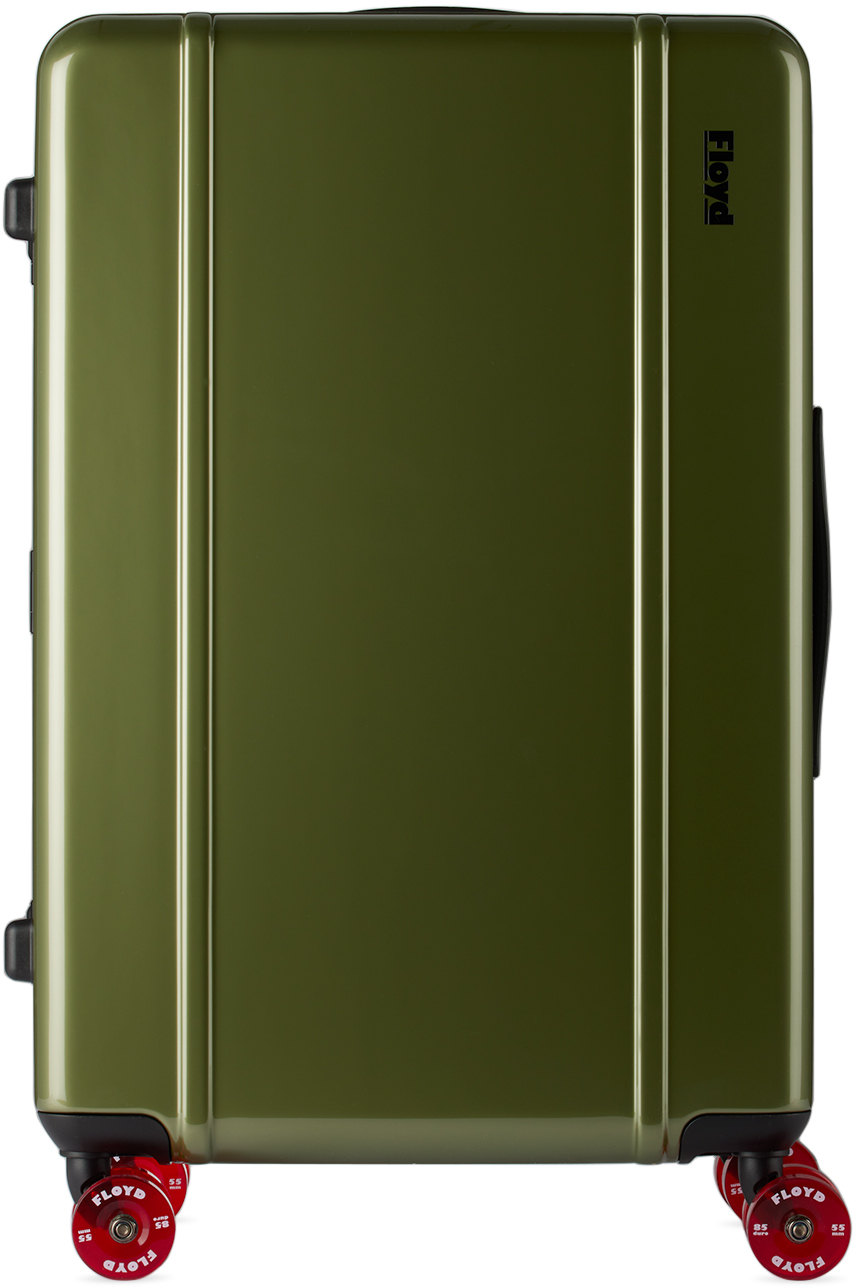 绿色 CHECK-IN 行李箱