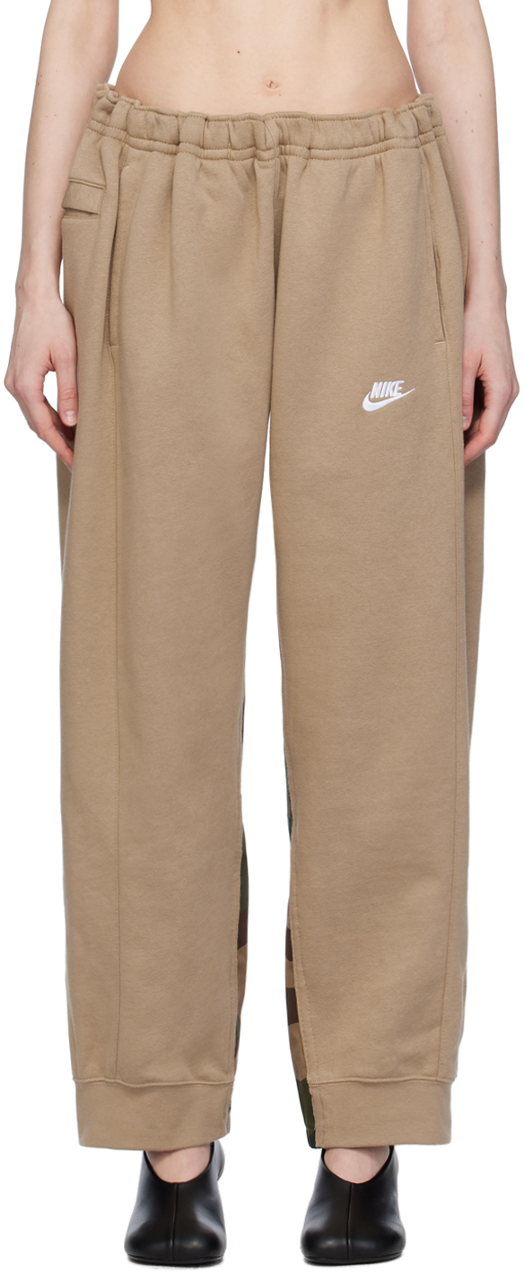 Bless Brown Nº 77 Sweatpants In Sand/camo