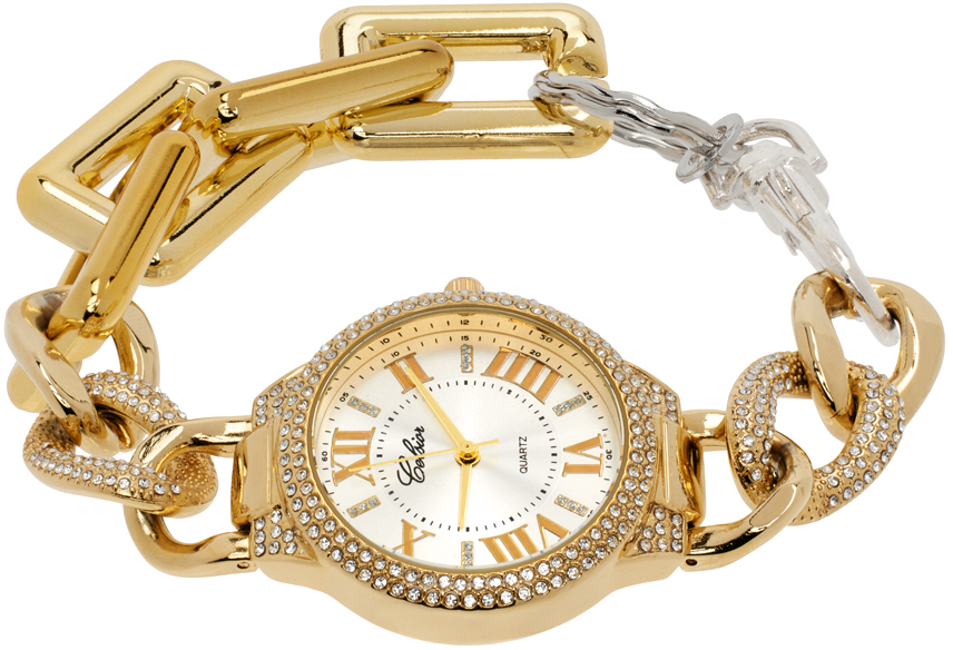 Shop Bless Gold Watch Freestyle Bracelet In Watch Silver Gold