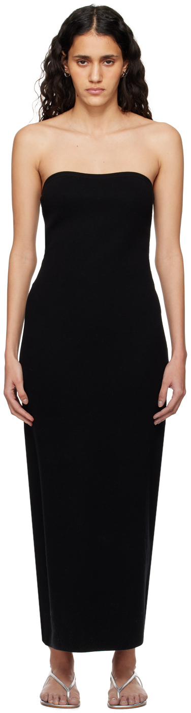 Shop Gabriela Hearst Black Calderon Maxi Dress In Blk Black