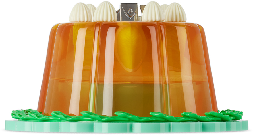 Shop Edie Parker Orange & Green Jelly Tabletop Lighter