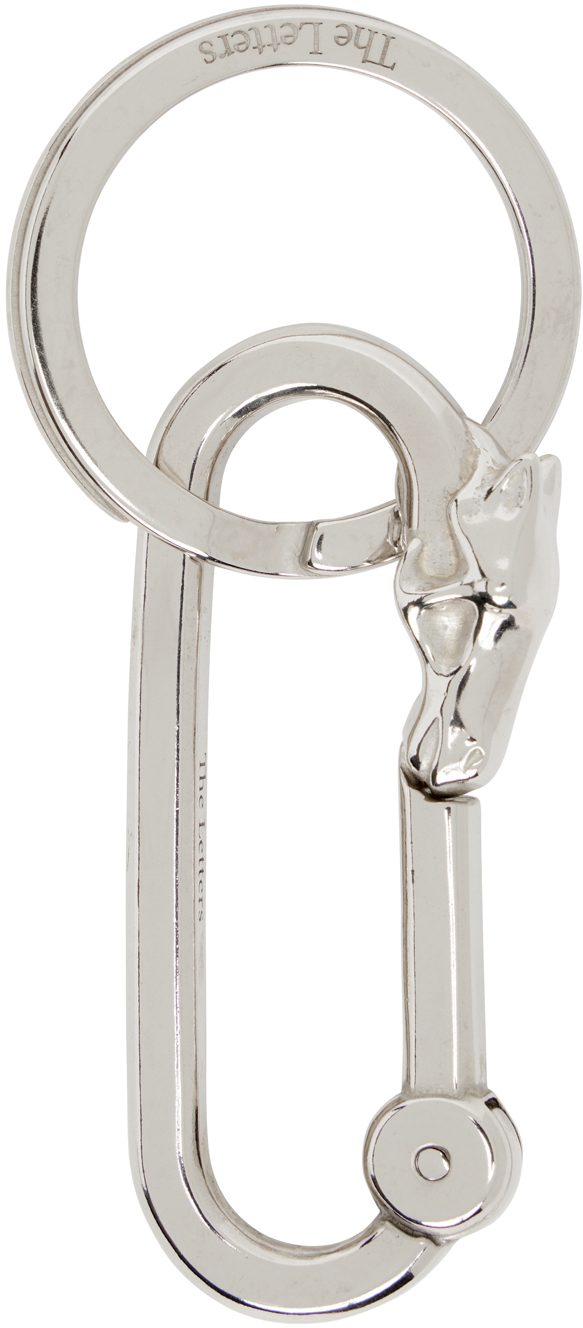 Silver Horse Face Keychain