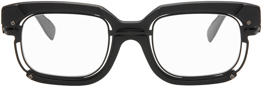 Kuboraum Black H91 Glasses In Black Matt