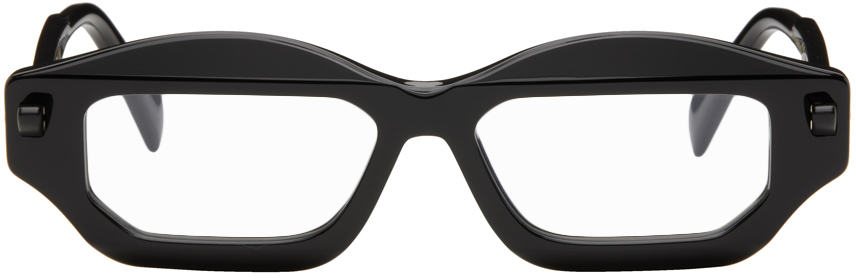Kuboraum Black Q6 Glasses In Black Shine