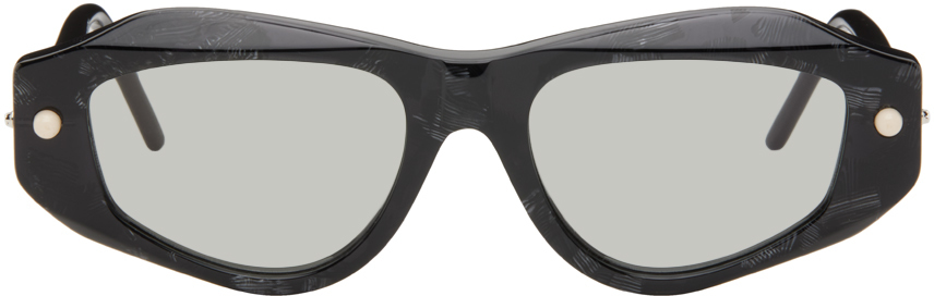 Kuboraum Black & Tortoiseshell P15 Sunglasses In Black Night