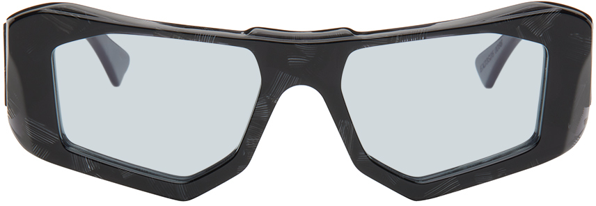 Shop Kuboraum Black F6 Sunglasses In Black Night