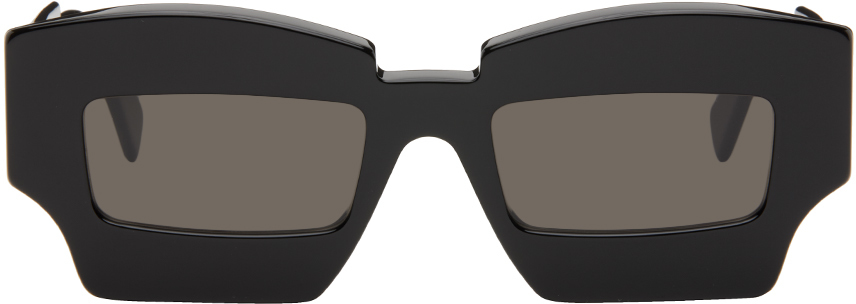 Kuboraum Black X6 Sunglasses In Black Shine