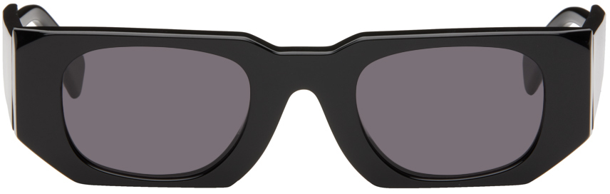 Kuboraum Black U8 Sunglasses In Black Shine